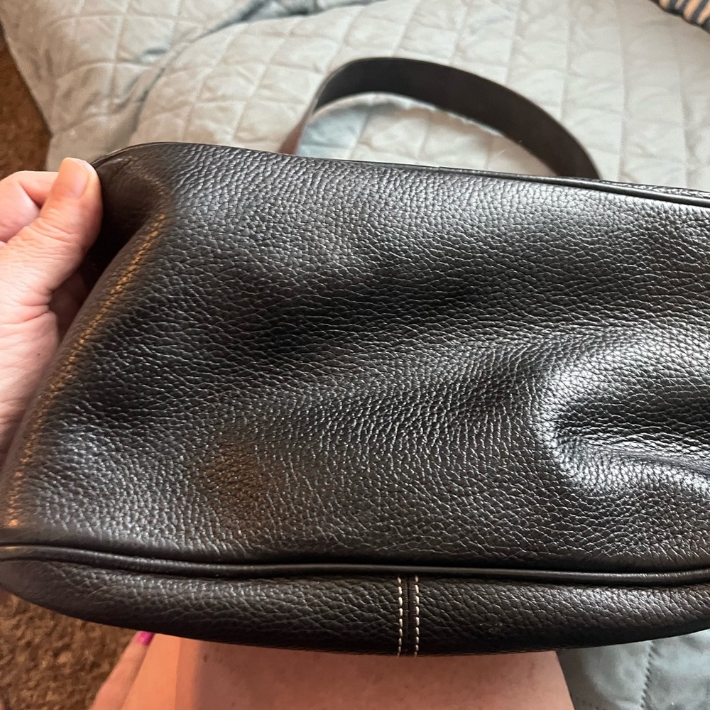 Large Barely Used Dooney Drawstring Bucket Bag - image 3